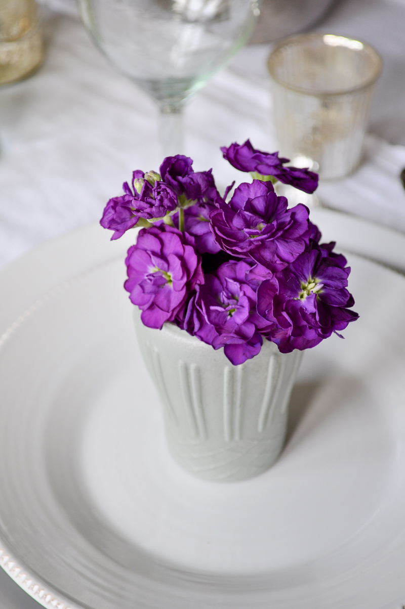 Easter Place Setting Individual Floral Bouquet Dining Room