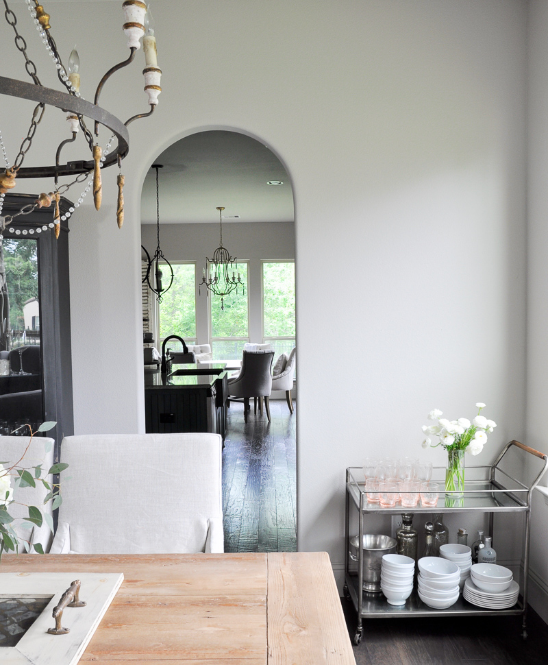 Dining Room Tour View to Kitchen