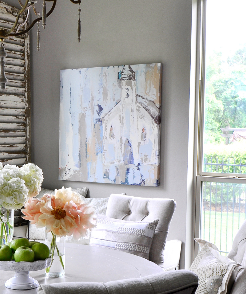 Breakfast Room with Beautiful Deann Designs Art