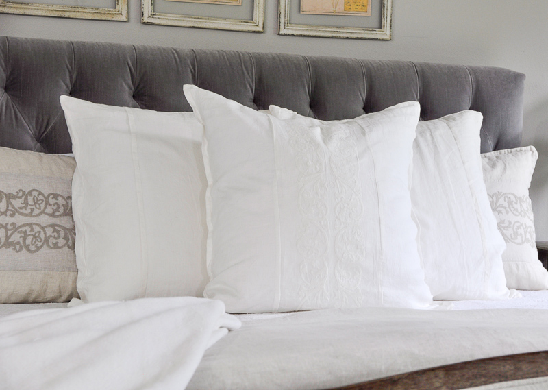 White and Linen Bedding by Pom Pom at Home-2