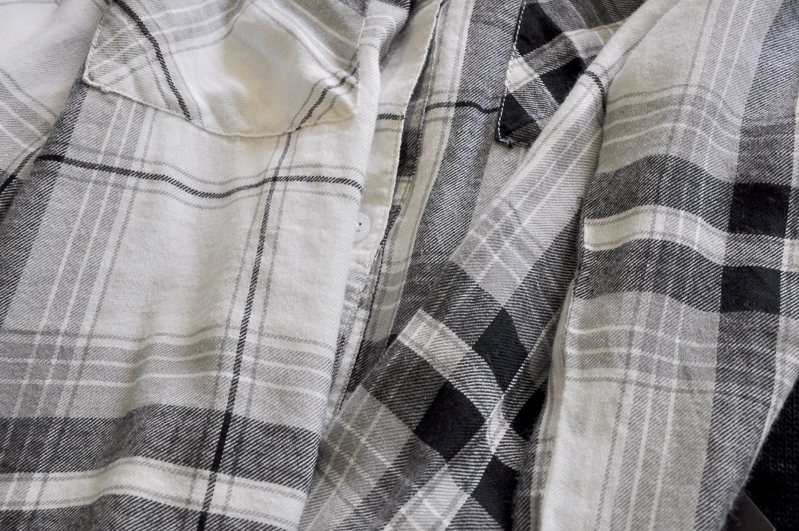 Black and White Plaid Shirt from BP Nordstrom Anniversary Sale_