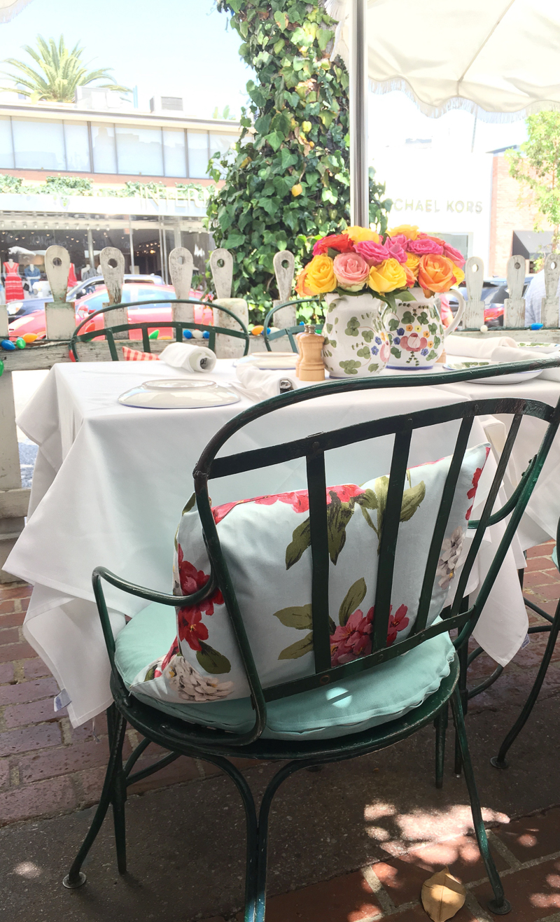 The Ivy West Hollywood Beautiful Patio Seating