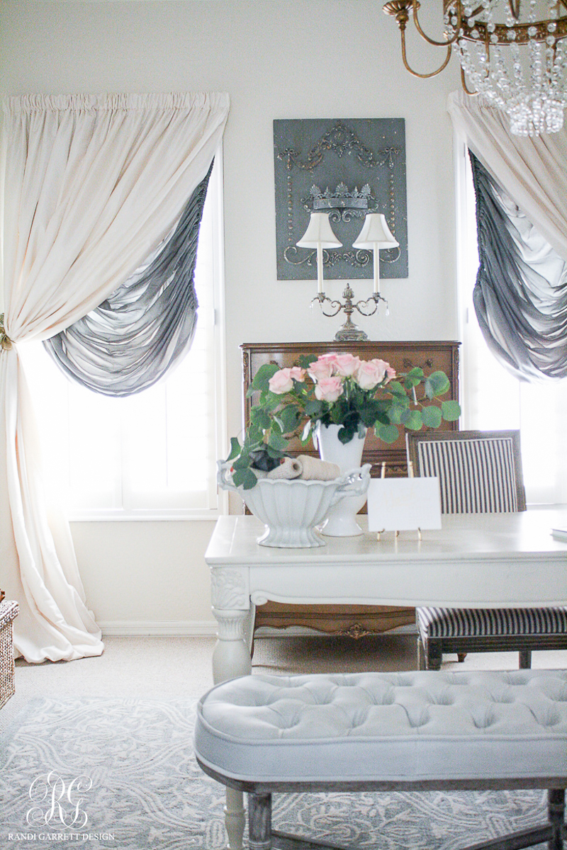 Gorgeous romantic office by Randi Garrett Design