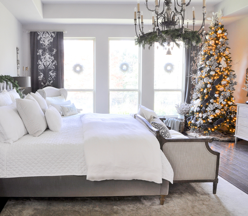 elegant-gray-and-white-bedroom-decorated-for-christmas_