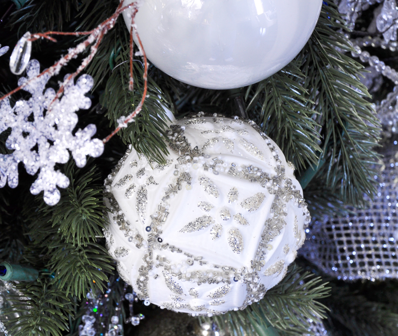 white-and-silver-beaded-ornament