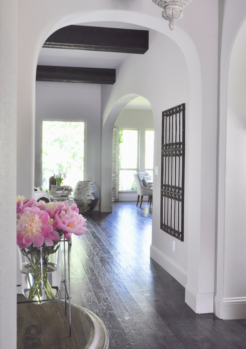 Entry Hall with Beams so beautiful