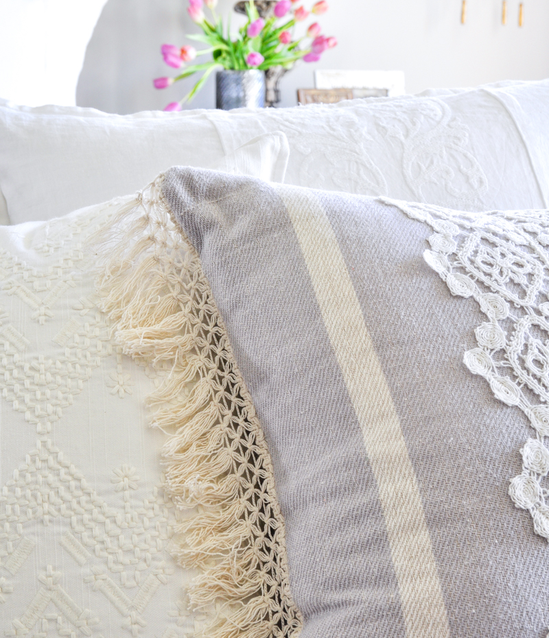 Pretty detailed throw pillows for bedroom_ Decor Gold Designs