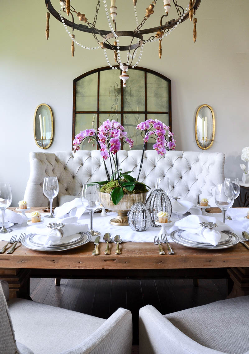 elegant easter dining table