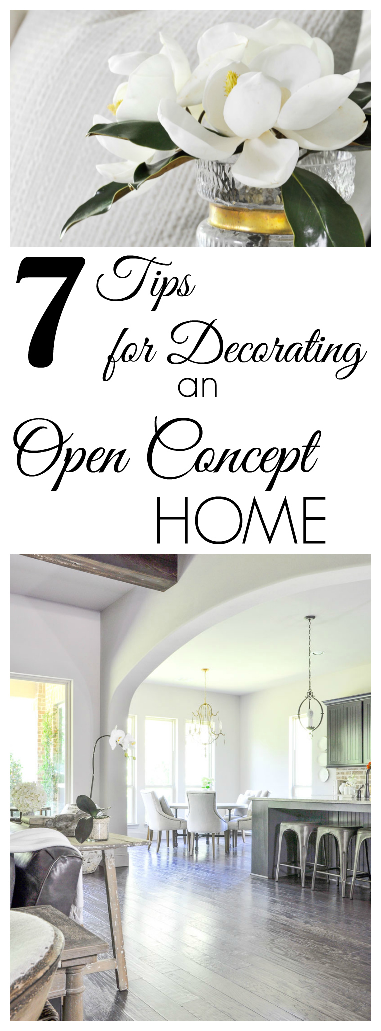 How to Decorate an Open Concept Living Area