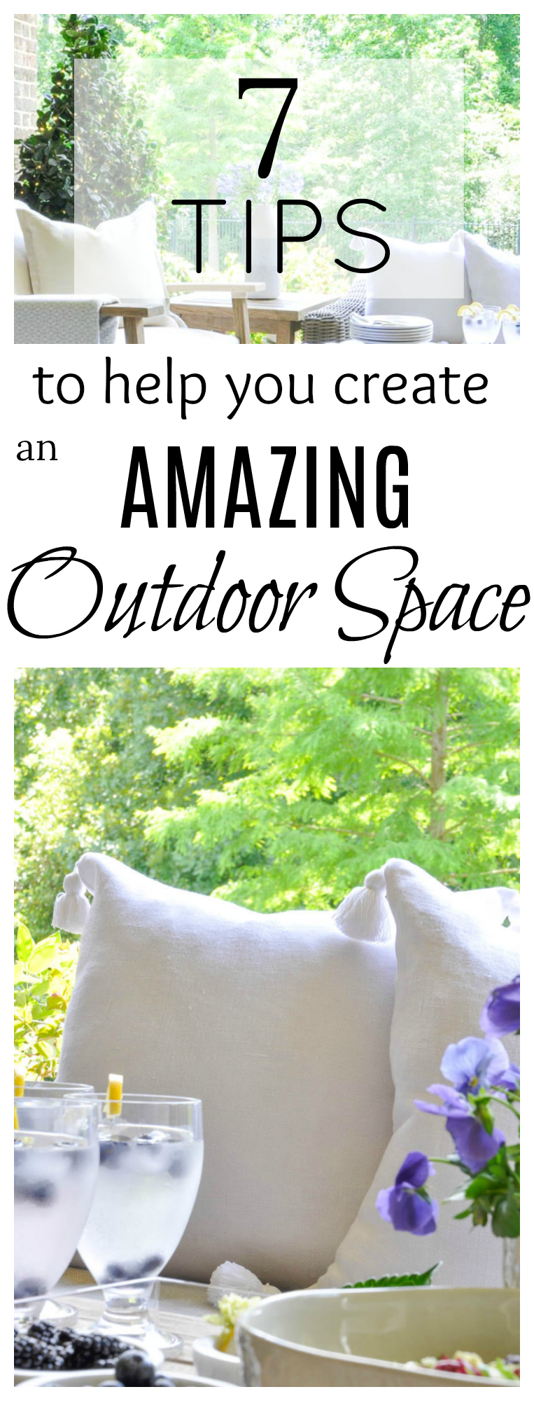 create a beautiful outdoor space