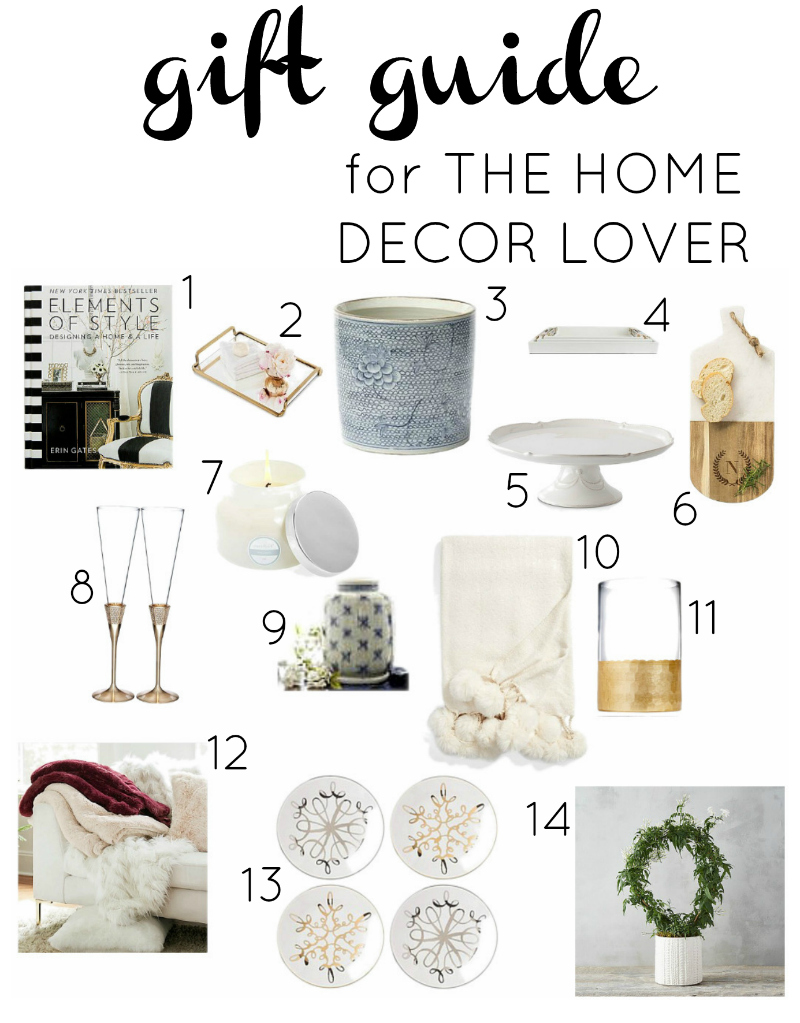 Gift Guide for the Home Decor Lover - Decor Gold Designs