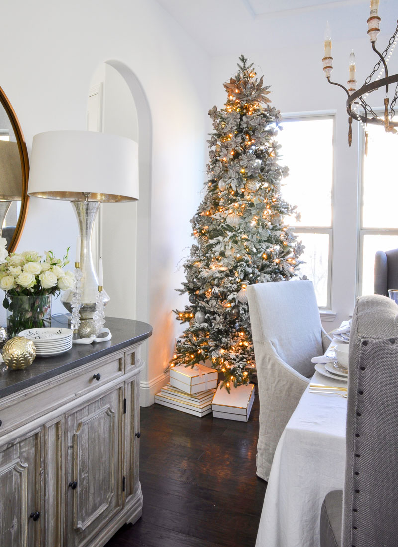Elegant Traditional Christmas Dining Room By Decor Gold Designs