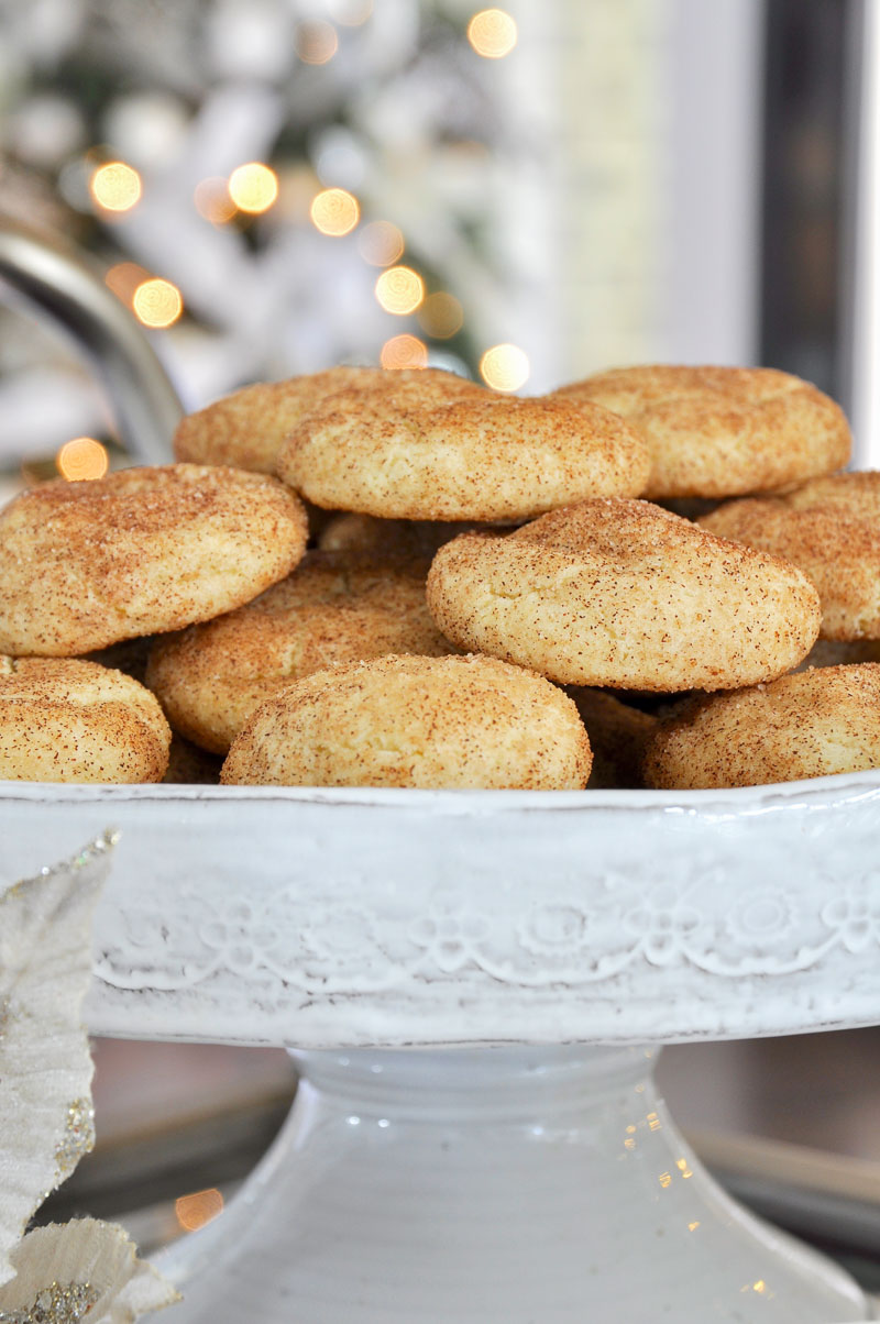 christmas snickerdoodle cookies