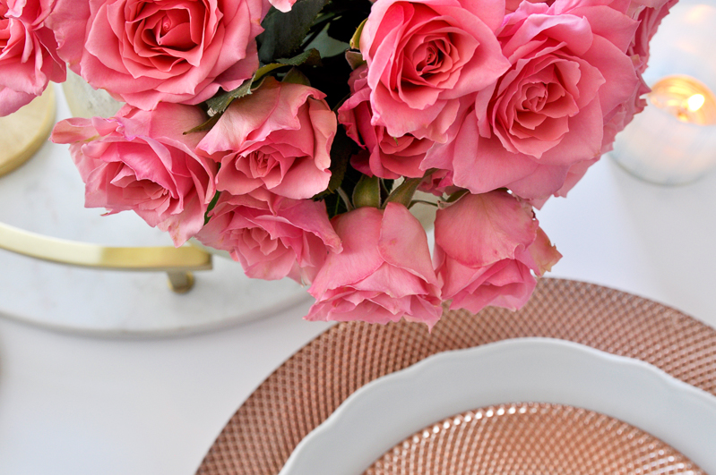 beautiful rose gold dishes