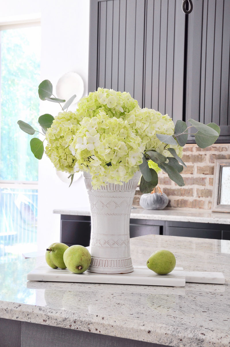 simple flower arrangement in an inviting home