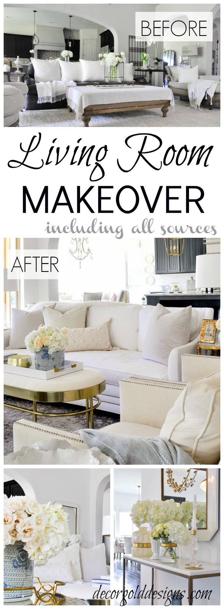 Beautiful living room makeover