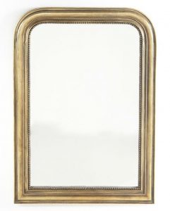 elegant gold arched mirror