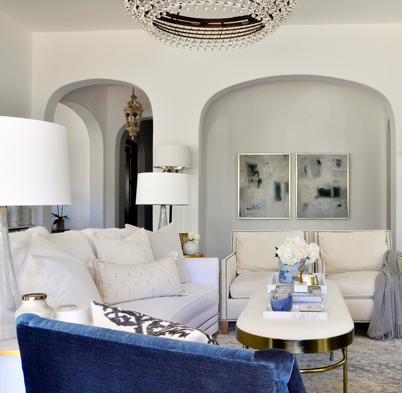 gorgeous white living room 