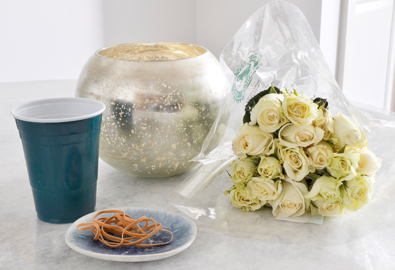 witems you need to arrange roses round vase