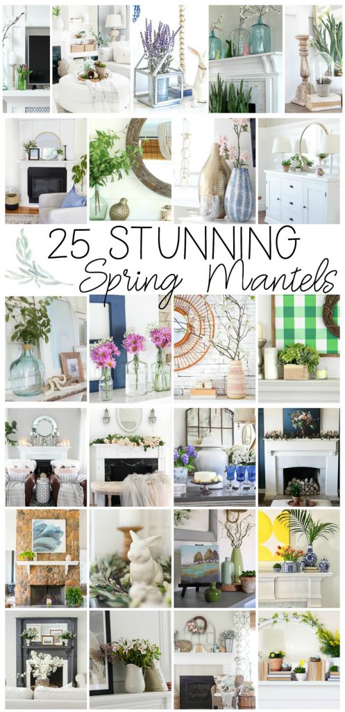 25 stunning spring mantels and spring vignettes