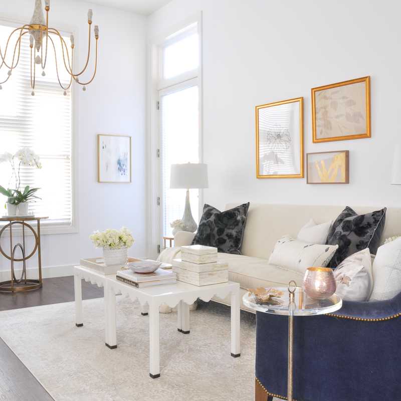 beautiful loft living room reveal