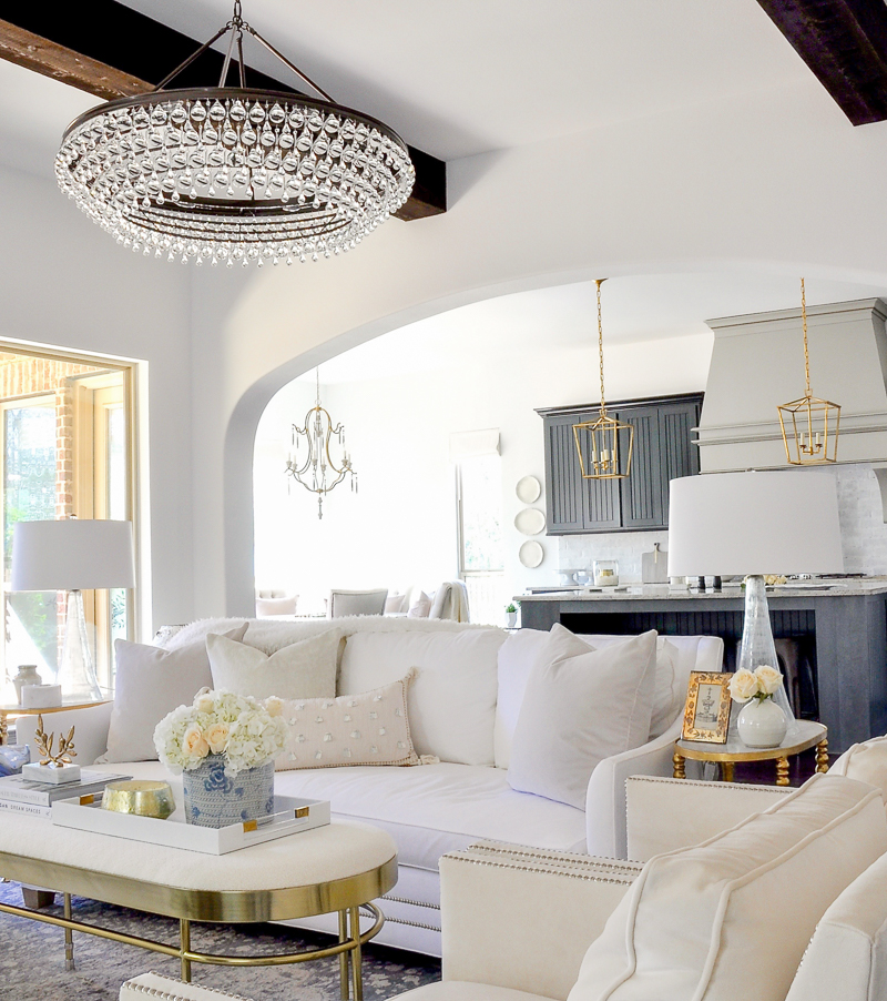 bright white living room