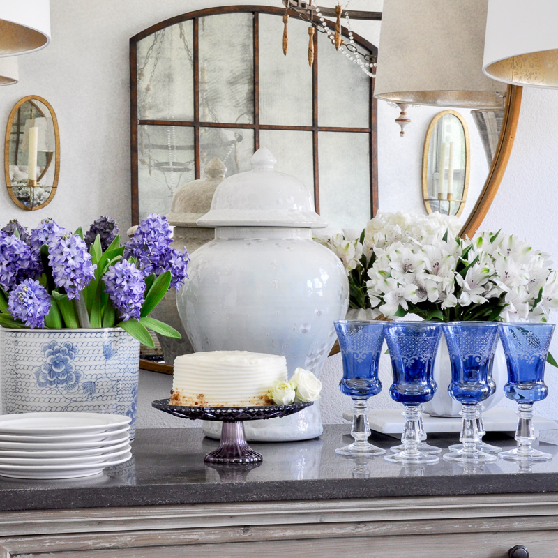 Elegant Dining Room Vignette