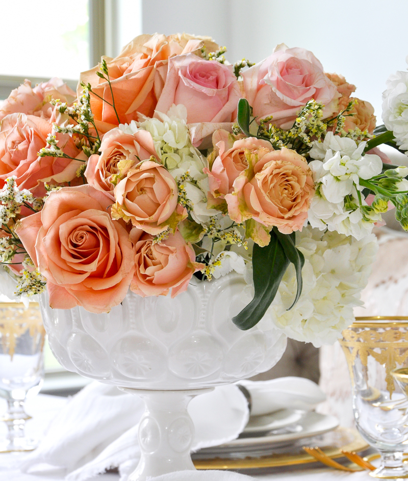 beautiful spring floral arrangement