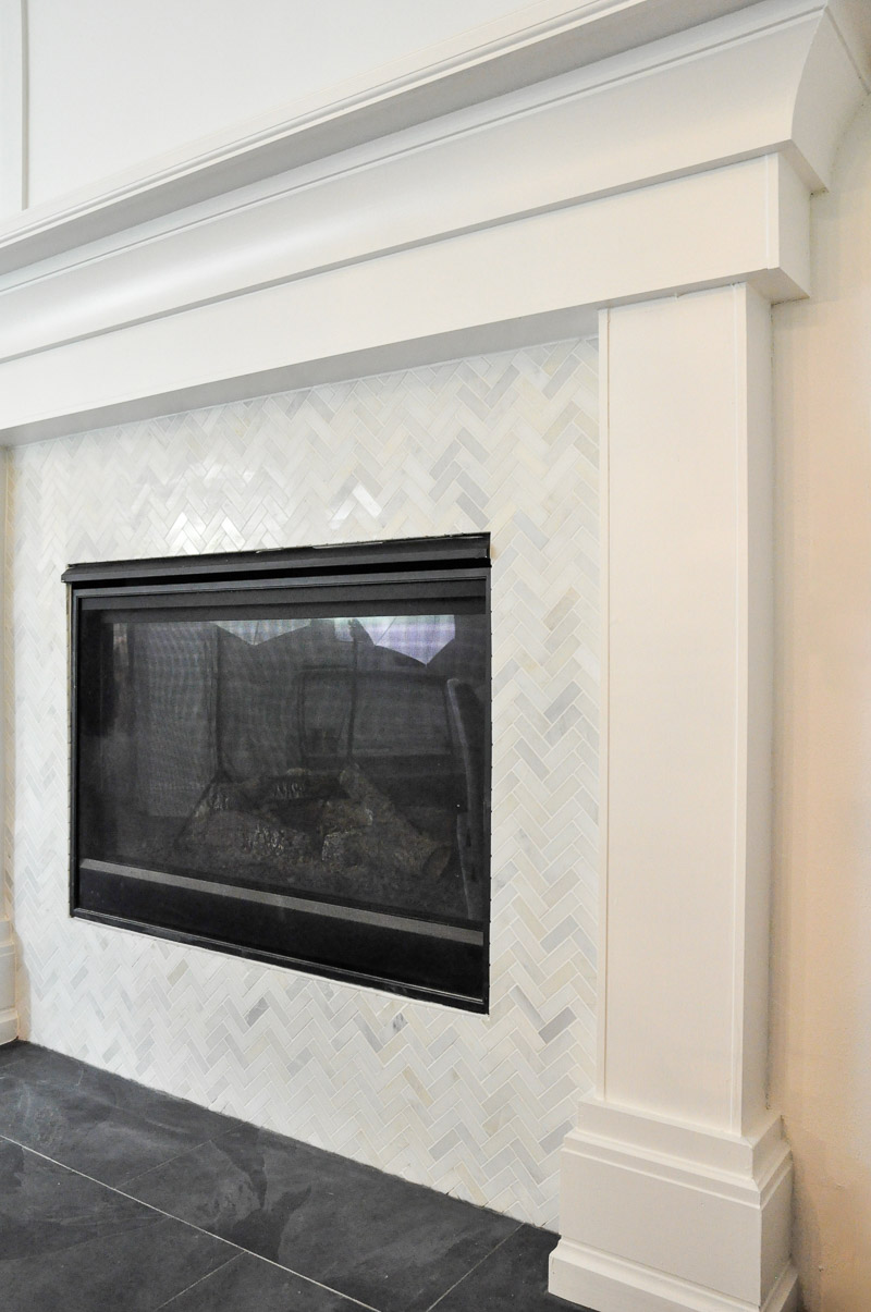 new fireplace surround