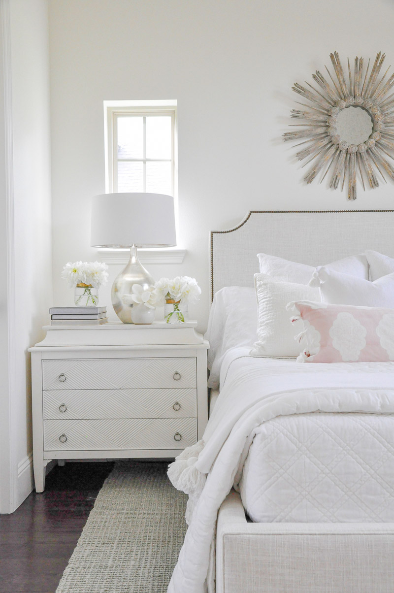 bedside table styling