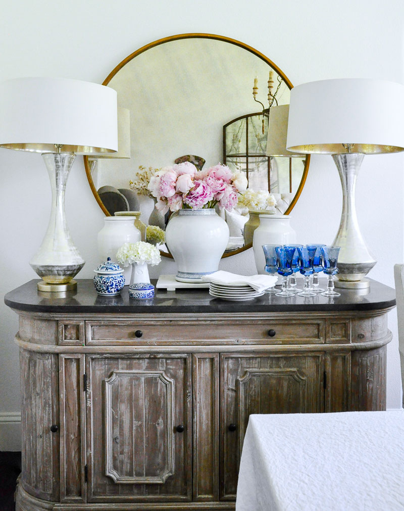 sideboard beautifully styled 