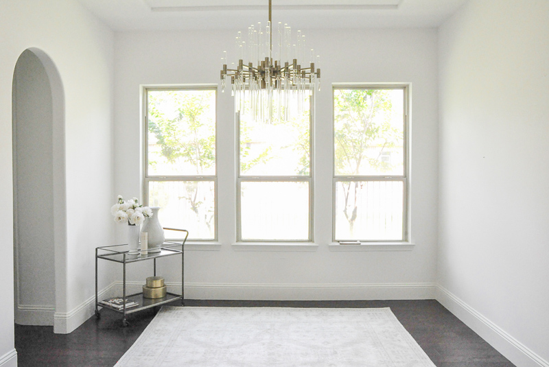 Beautiful bright dining room makeover project