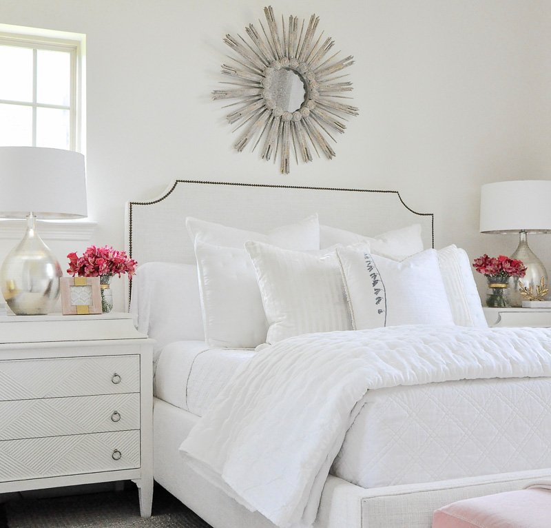 White guest bedroom gorgeous bright look