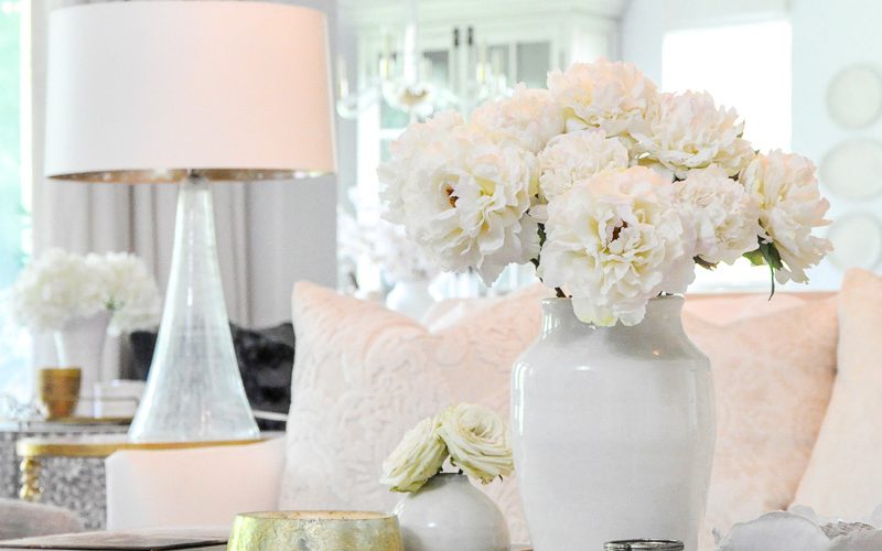 Beautiful white living room