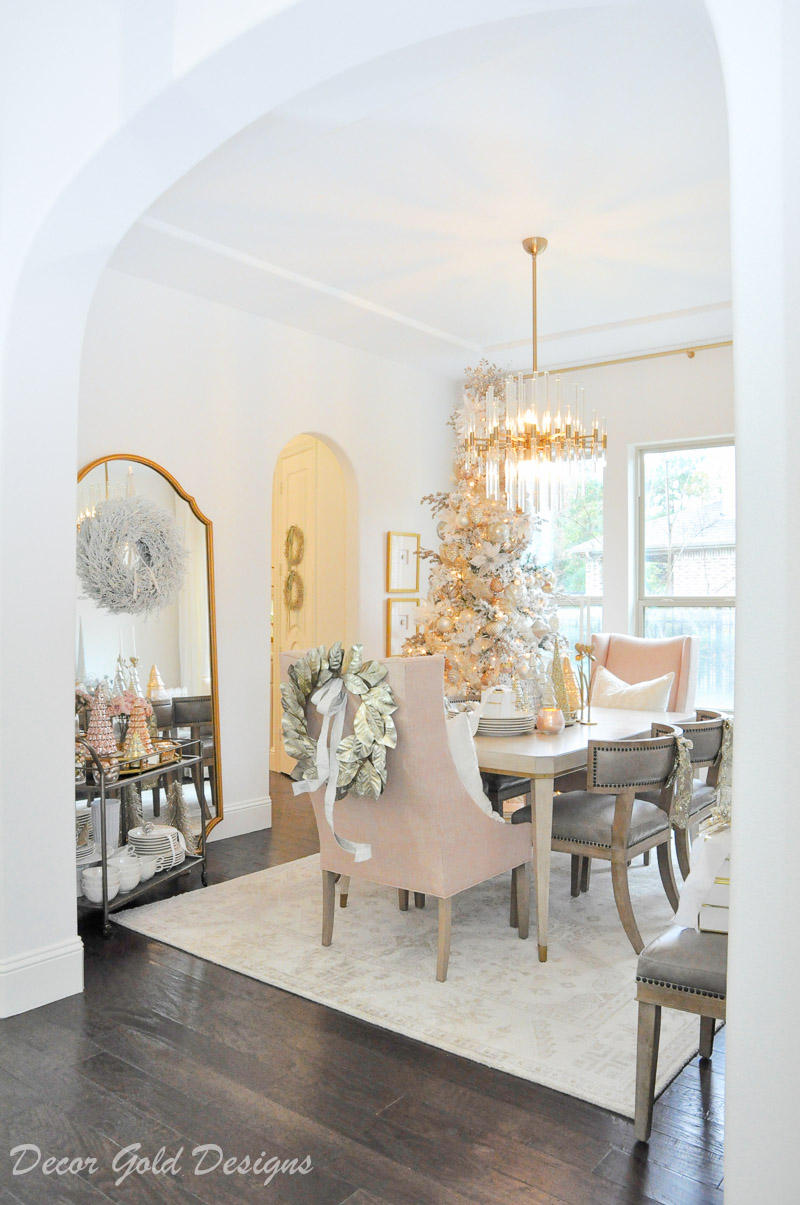 Christmas dining room home tour 