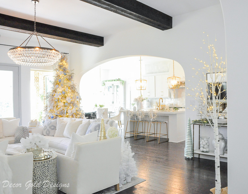 Beautiful chandelier living room gold lanterns kitchen