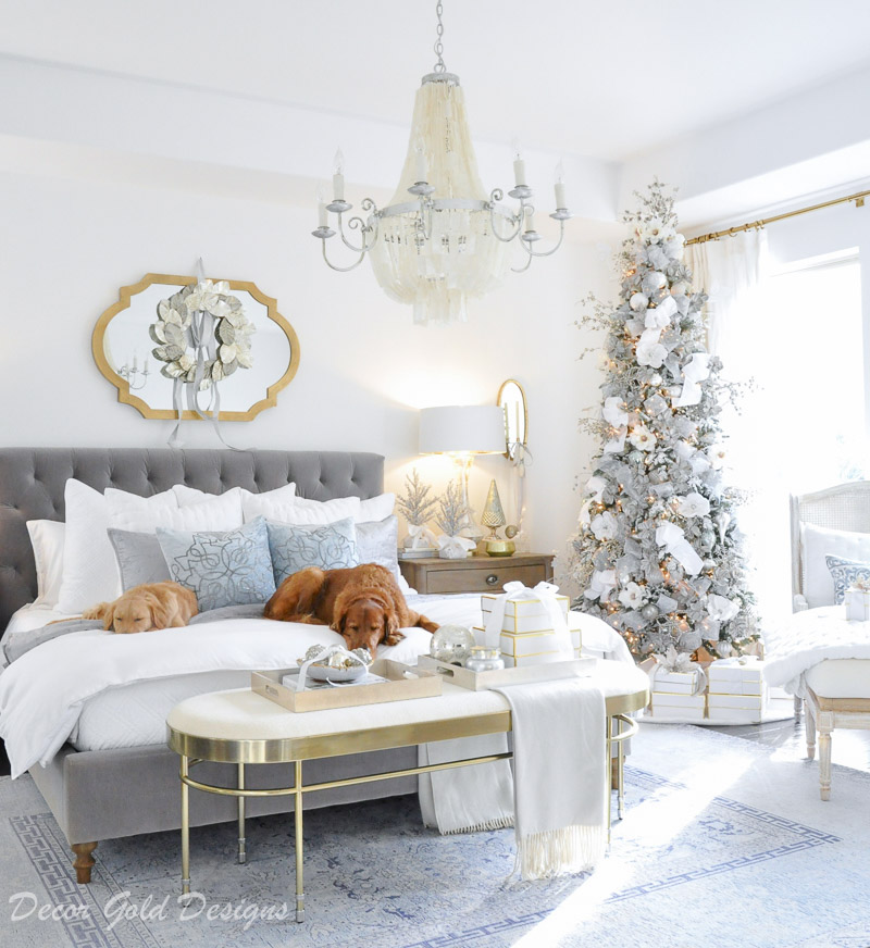 Beautiful Christmas bedroom