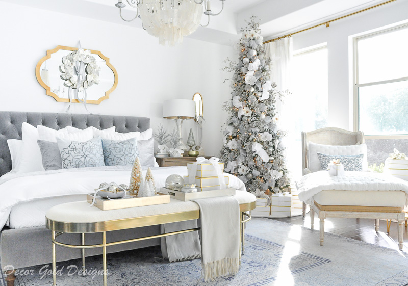 Beautiful Christmas bedroom