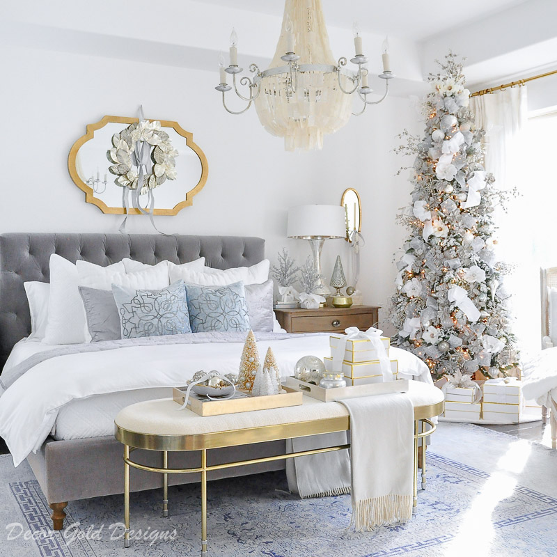 Winter White Christmas Bedrooms