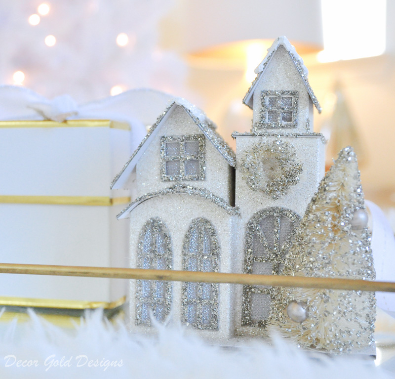 Christmas bedroom miniature house