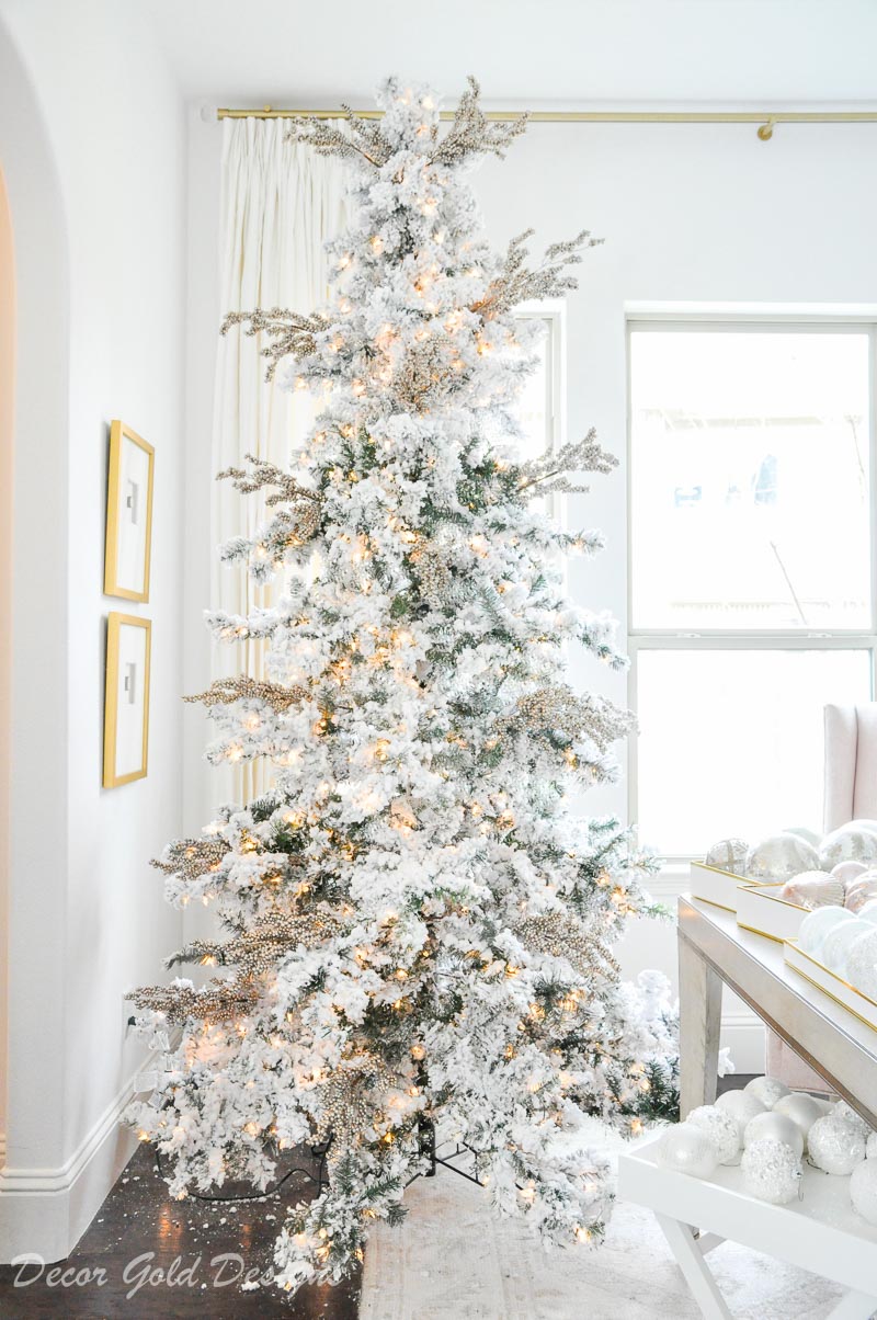 4 Pieces Glitter Christmas Tree Picks Christmas Tree Decoration