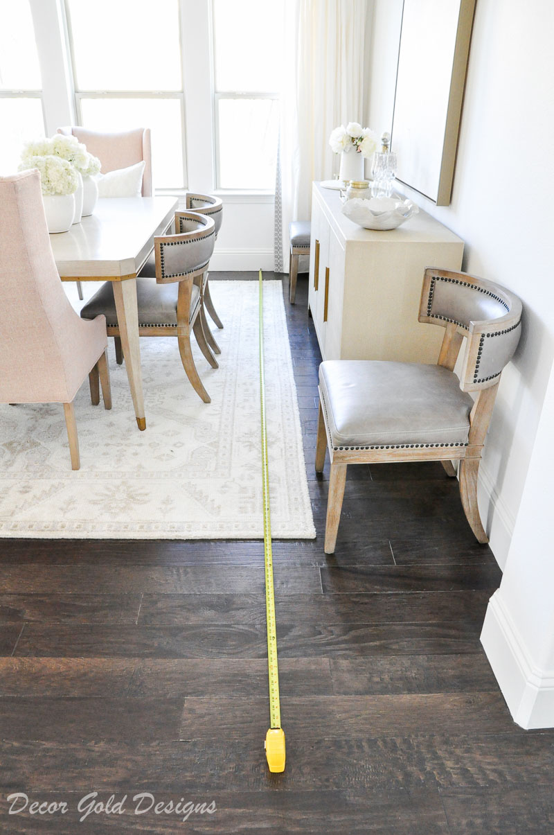 measure dining room measuring tape