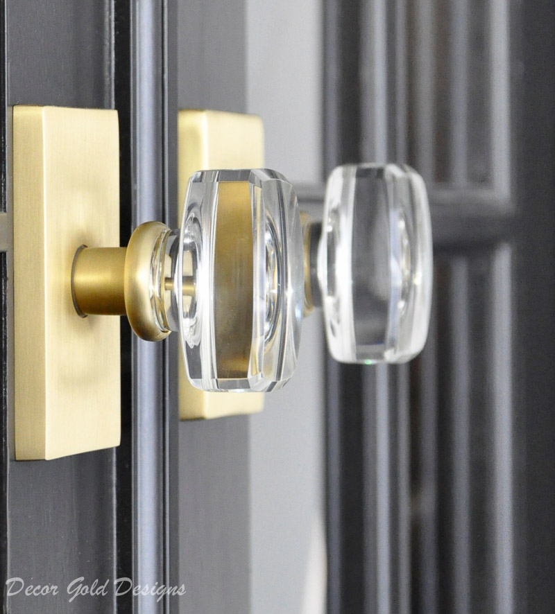 gorgeous glass door knobs