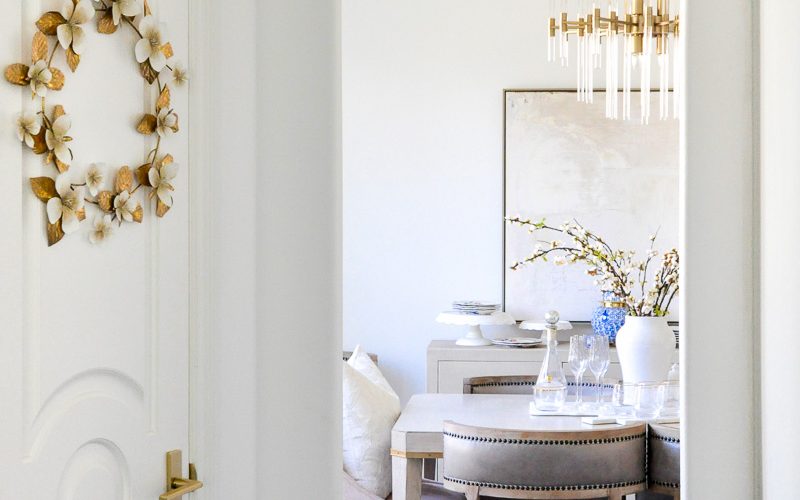 view kitchen arch dining room beautiful home details