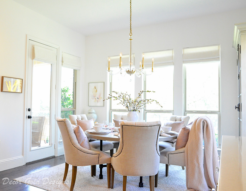 spring home tour breakfast nook