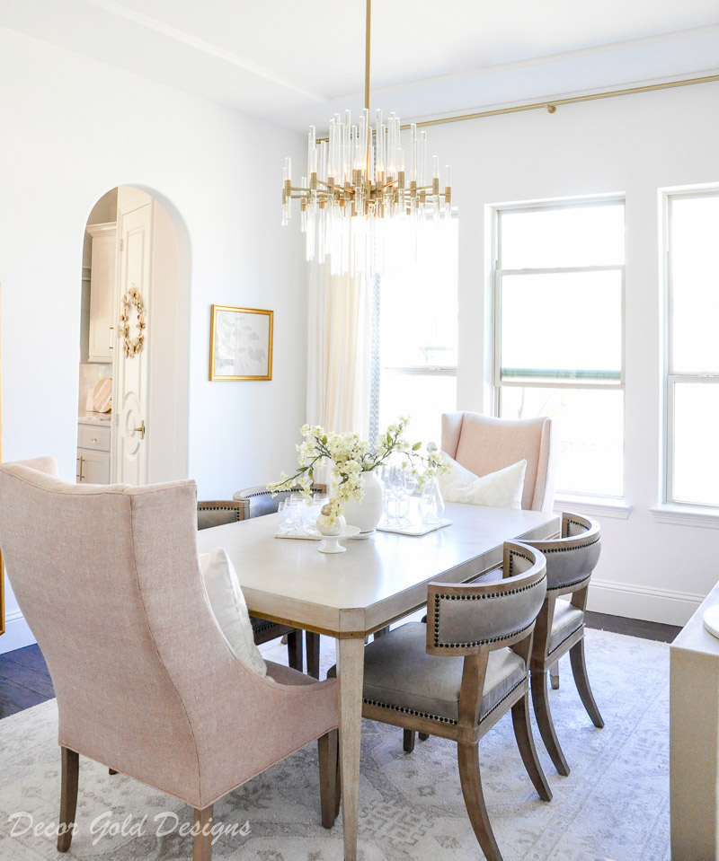 spring home tour dining room 