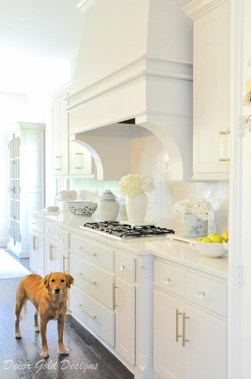 I love styling my counter tops, especially when I use pretty