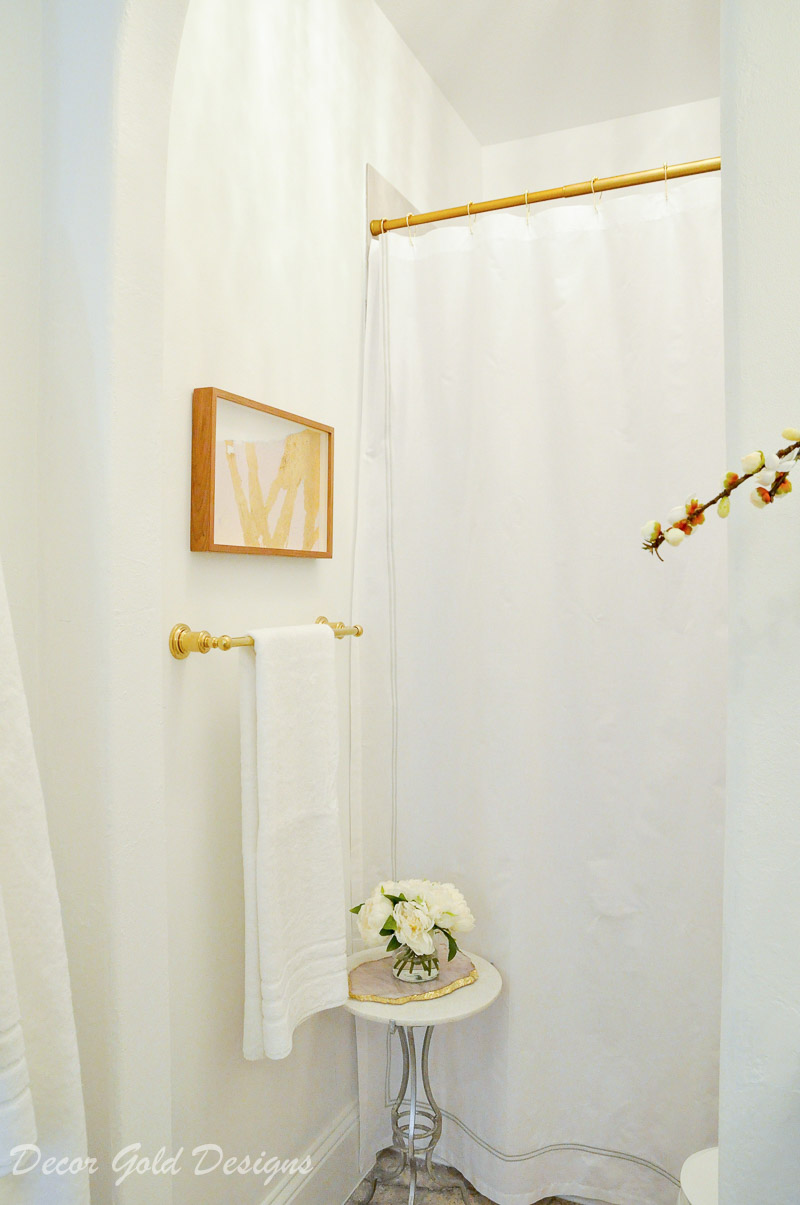 Gorgeous powder bathroom bright white elegant