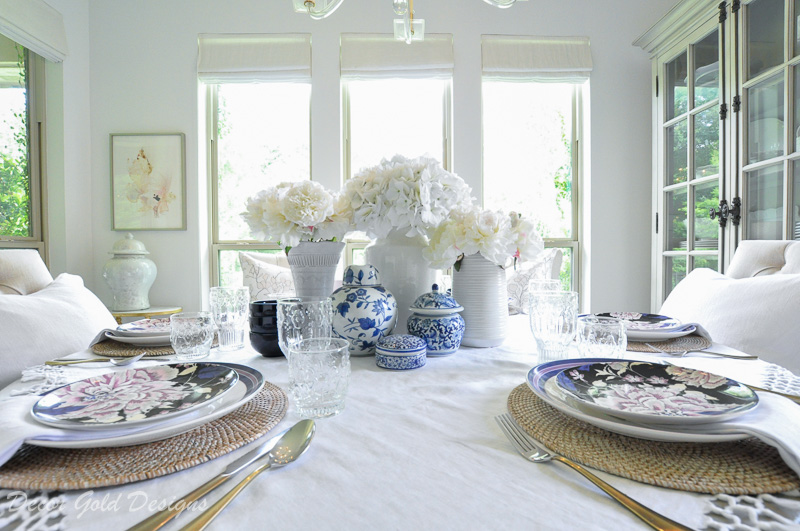 Beautiful breakfast dining table set 