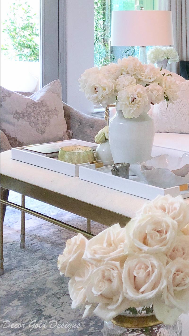 Flower clearance end table